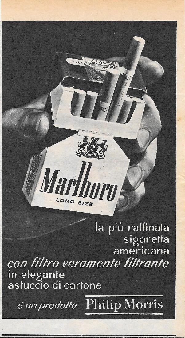Marlboro. Philip Morris. Advertising 1956