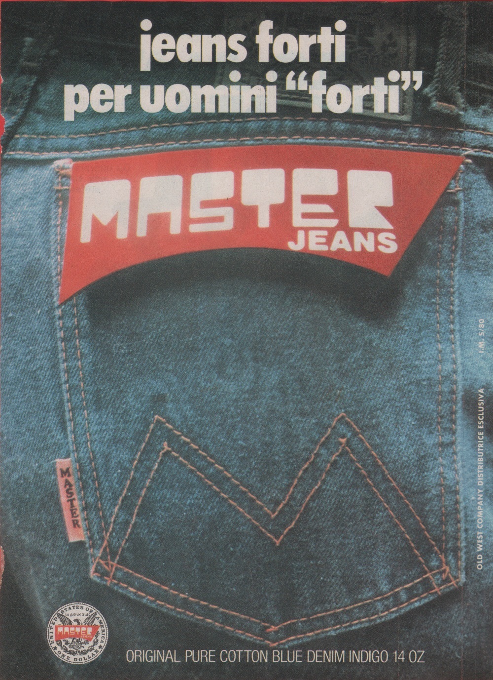 Master Jeans. Advertising 1980