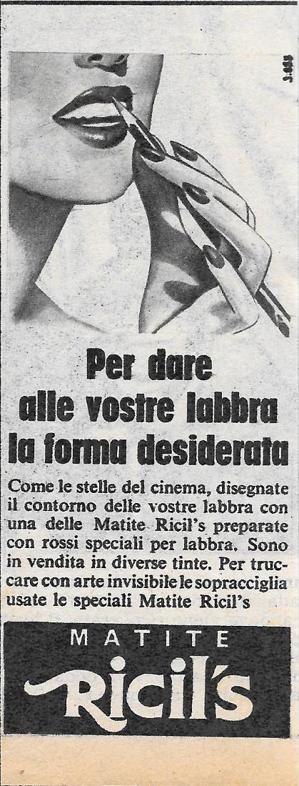 Matite Ricil's. Per dare alle vostre labbra la forma desiderata. …