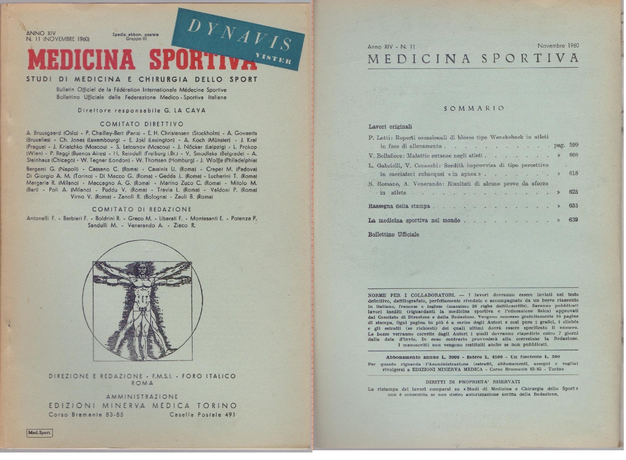 Medicina Sportiva Studi di Medicina e Chirurgia dello Sport Anno …