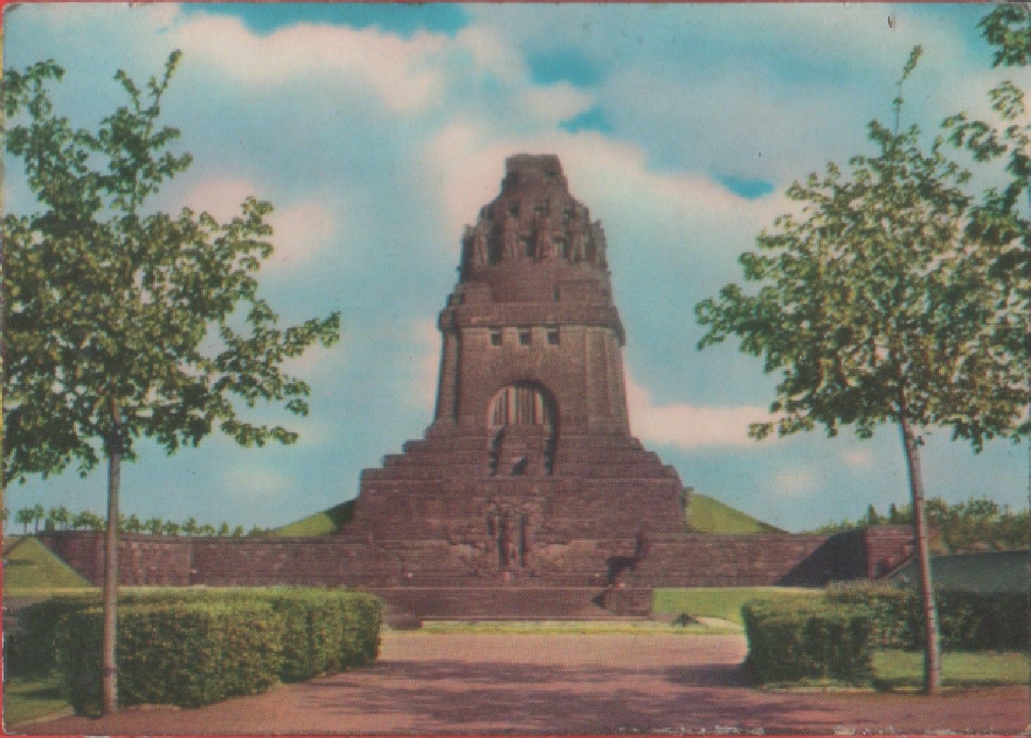 Messestadt Leipzig. Volkerschlachtdenkmal. Non viaggiata