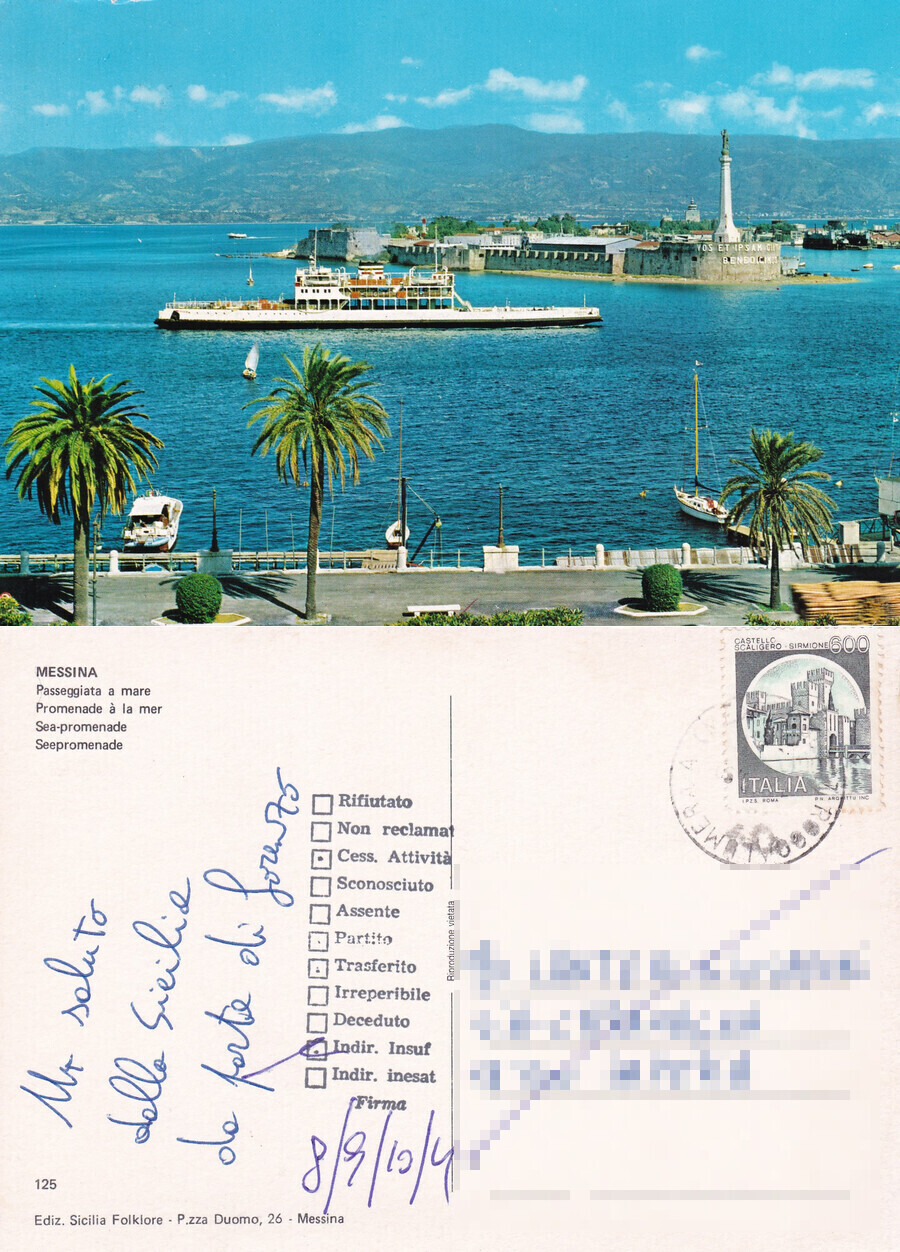 Messina. Passeggiata a mare- Viaggiata