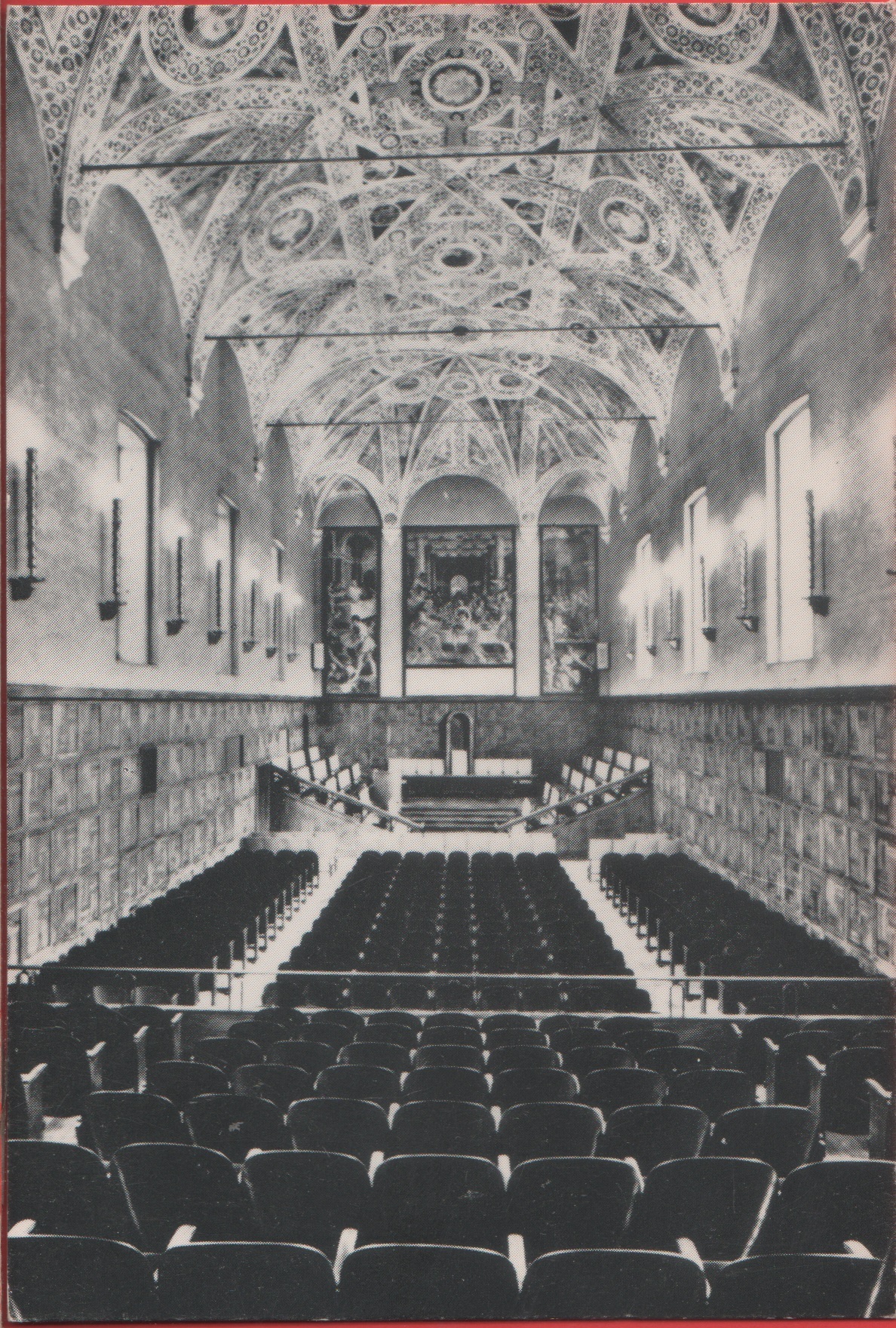 Milano. Università Cattolica del Sacro Cuore. Aula Magna. Non viaggiata