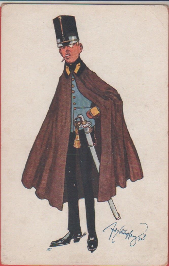 Militaria, Austria primi '900. Non viaggiata