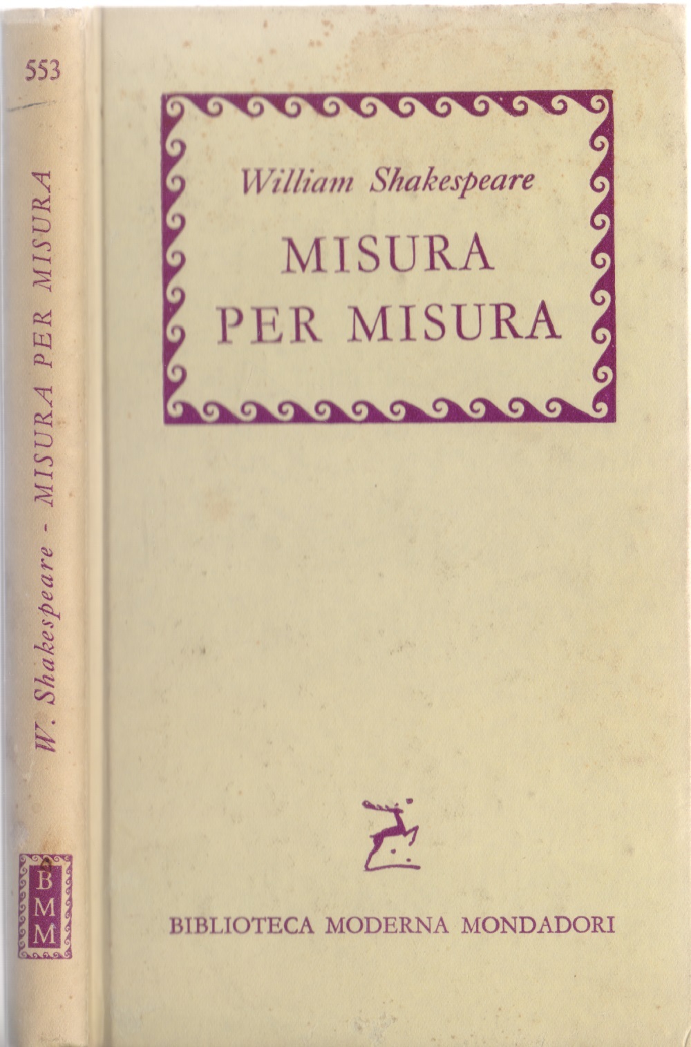 Misura per misura (5 atti) - William Shakespeare