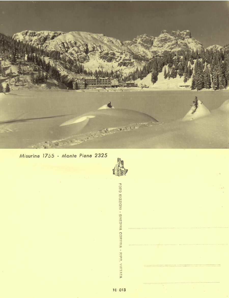 Misurina. Monte Piana. Non viaggiata. Ed. Ghedina