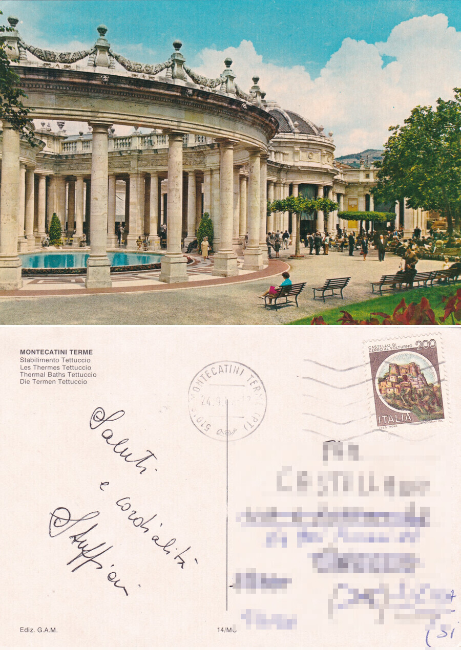 Montecatini Terme (stabilimento Tettuccio) - Viaggiata