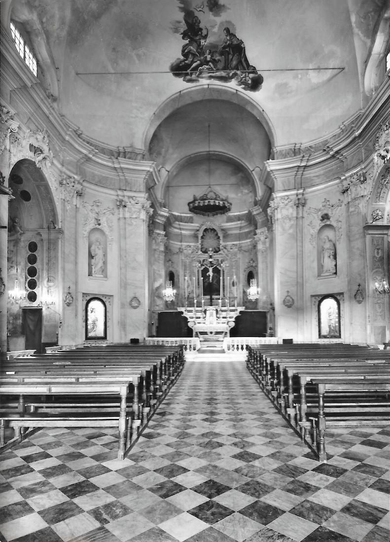 Montegrazie (IM). Interno Chiesa Parrocchiale. Non viaggiata