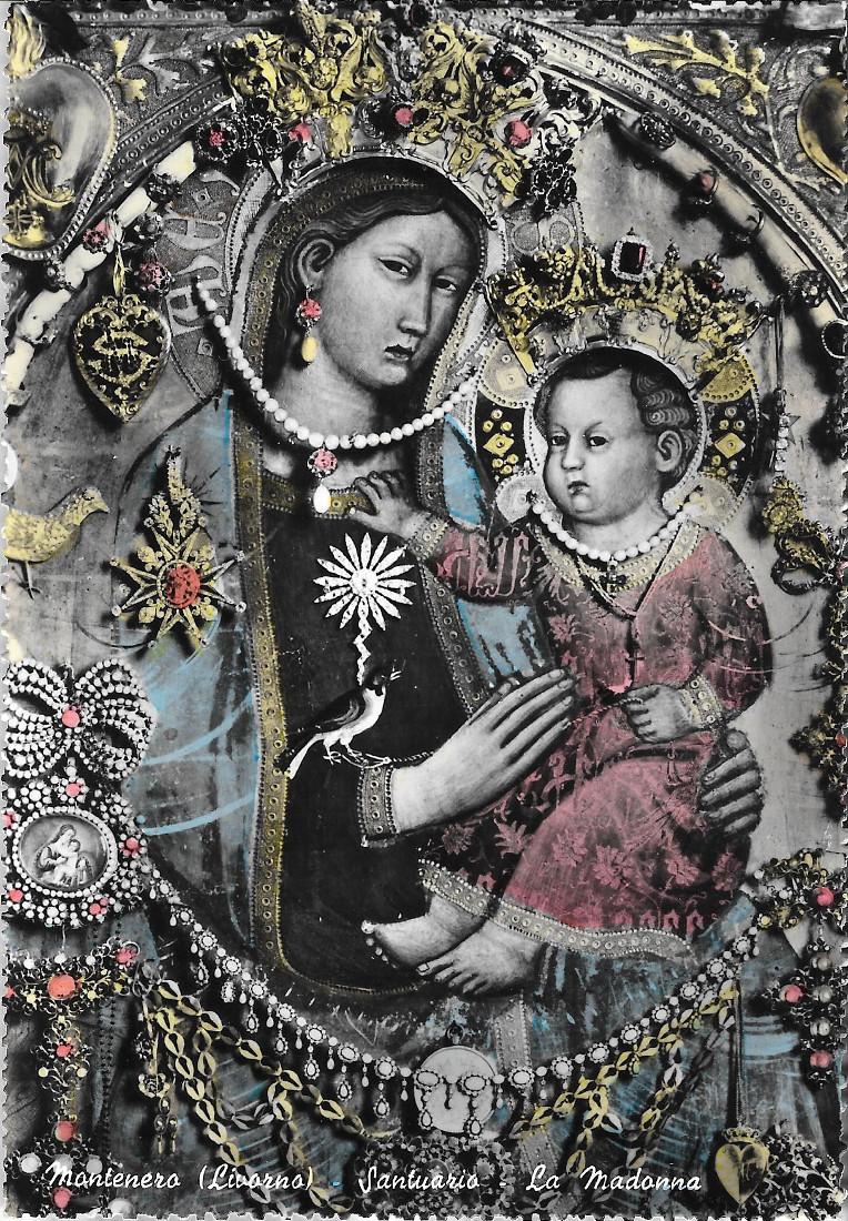 Montenero (LI) Santuario. La Madonna. Non viaggiata