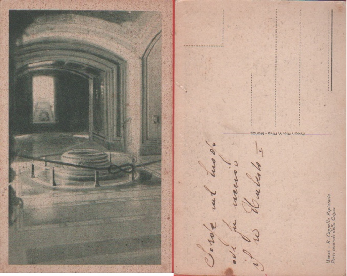 Monza. Cappella espiatoria - Non viaggiata