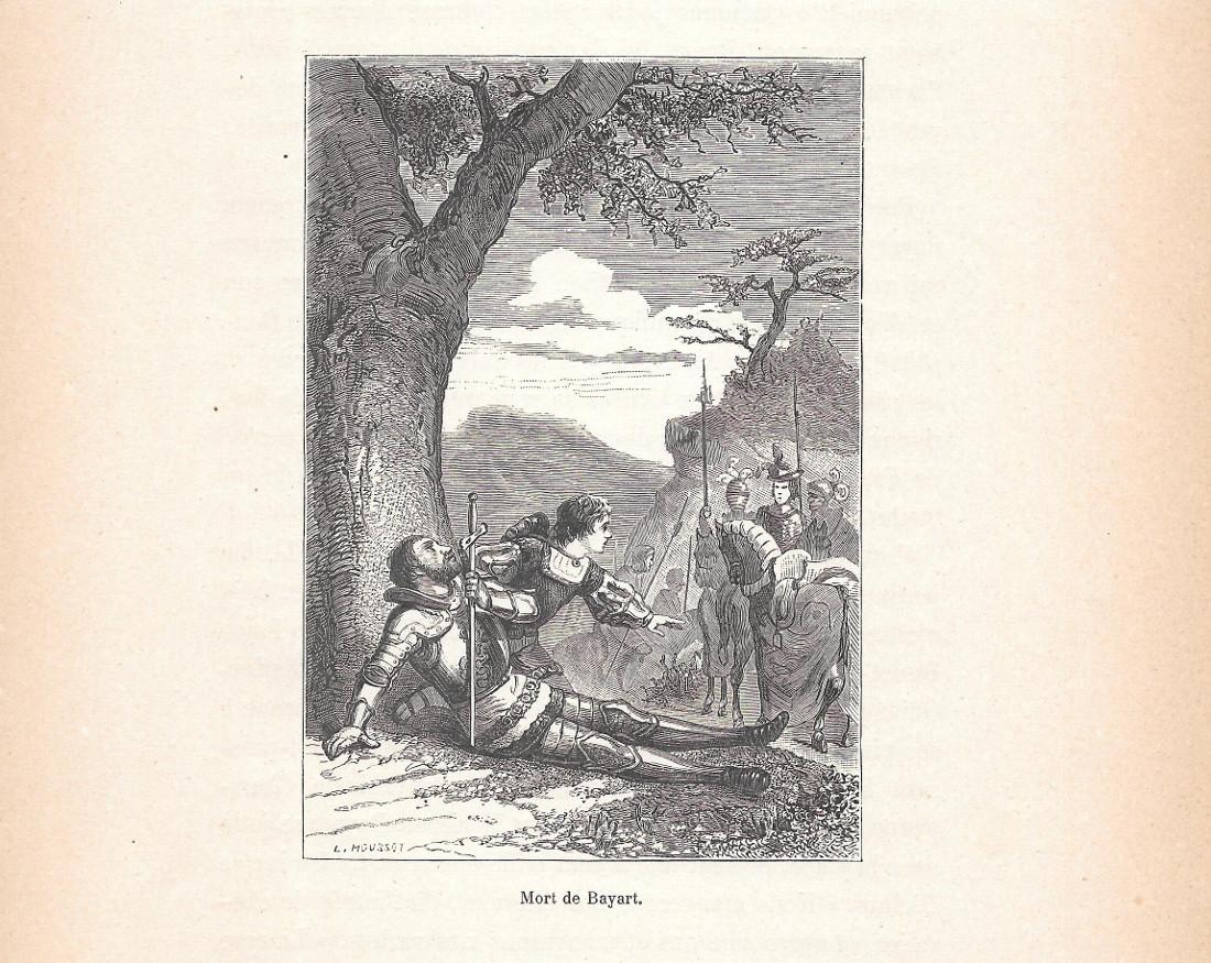 Mort de Bayard. Stampa 1888