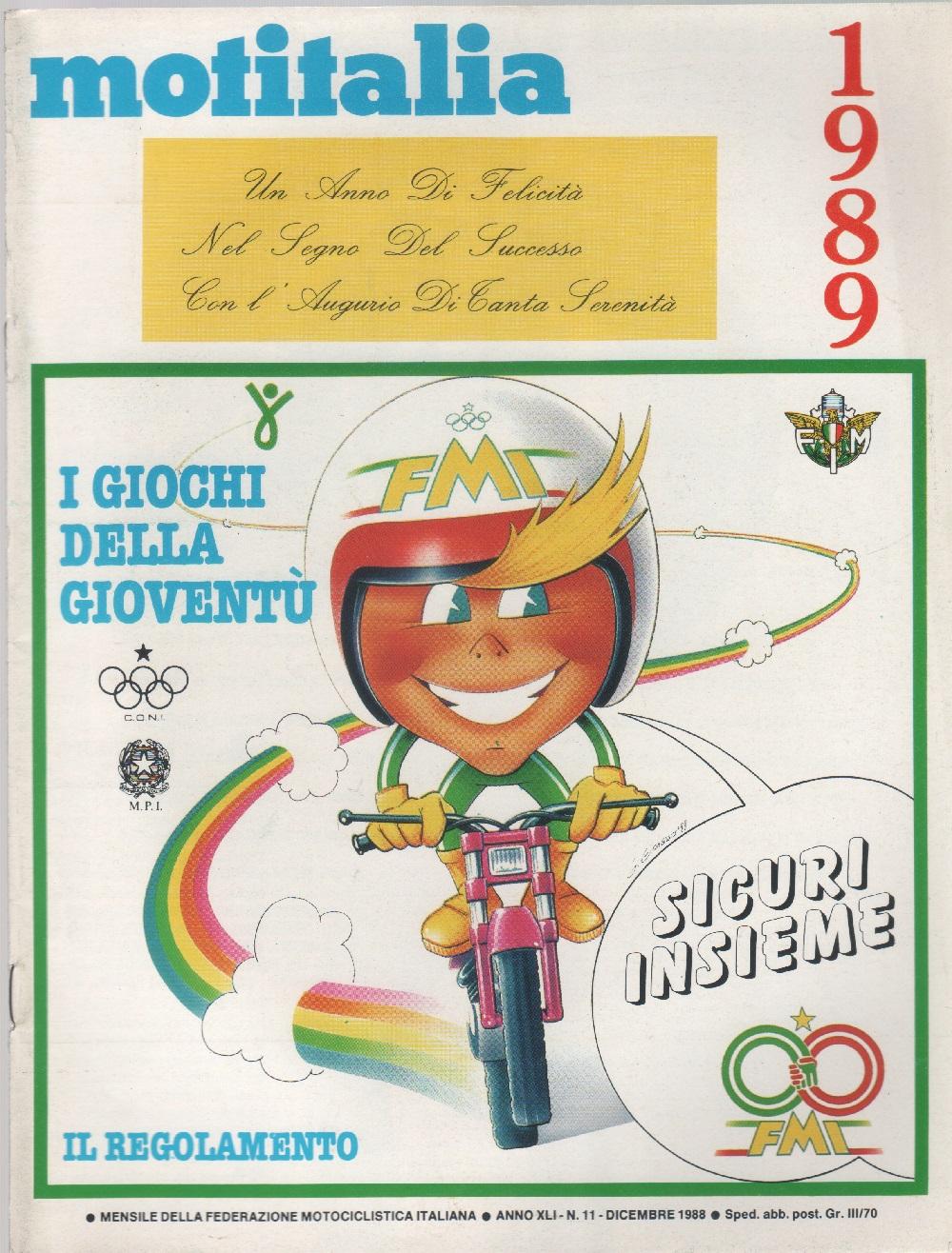 Motitalia. Anno XLI. n. 11, 1988