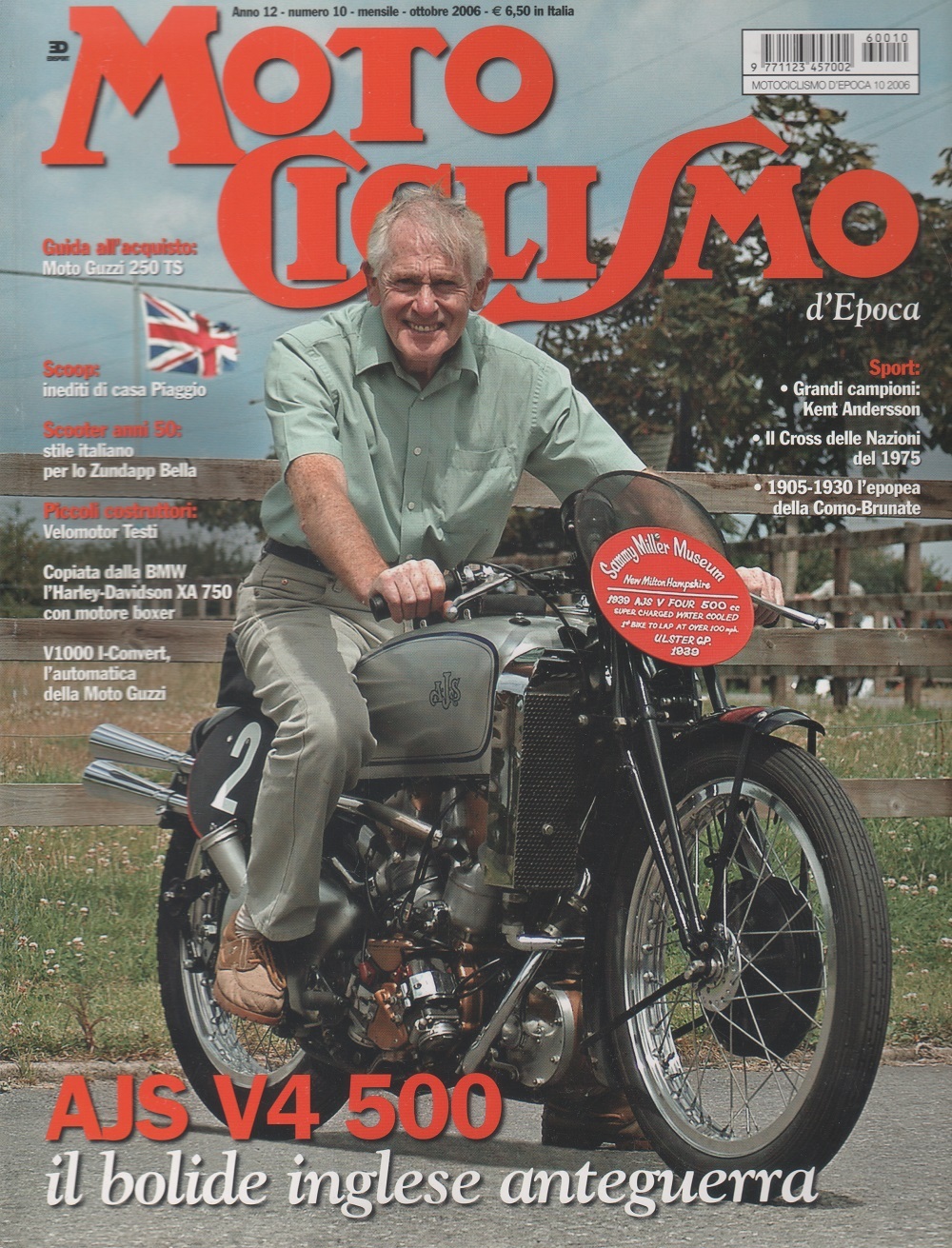 Moto Ciclismo d'epoca. Rivista, n. 10, ottobre 2006