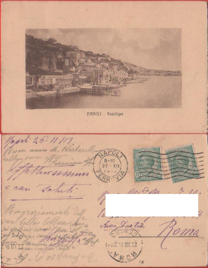 Napoli. Posillipo. Viaggiata 1927