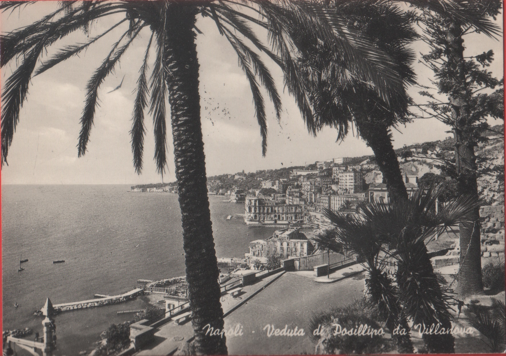 Napoli. Veduta di Posillipo da Villanova. Non viaggiata