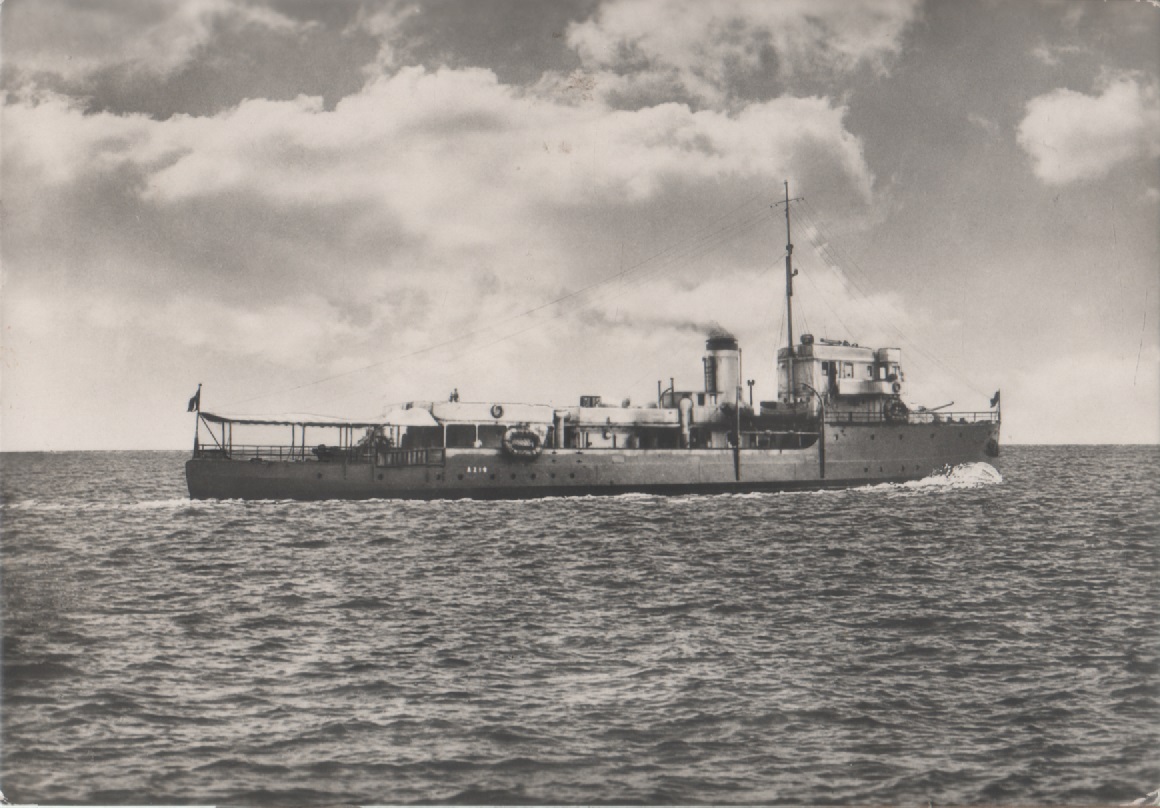 Nave idrografica Azio. Viaggiata 1953