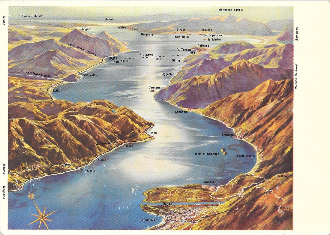 Navigazione Lago Maggiore. non viaggiata