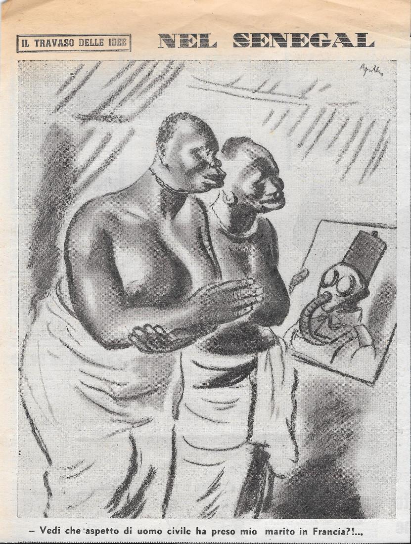 Nel Senegal. Vedi che aspetto di uomo civile che ha …