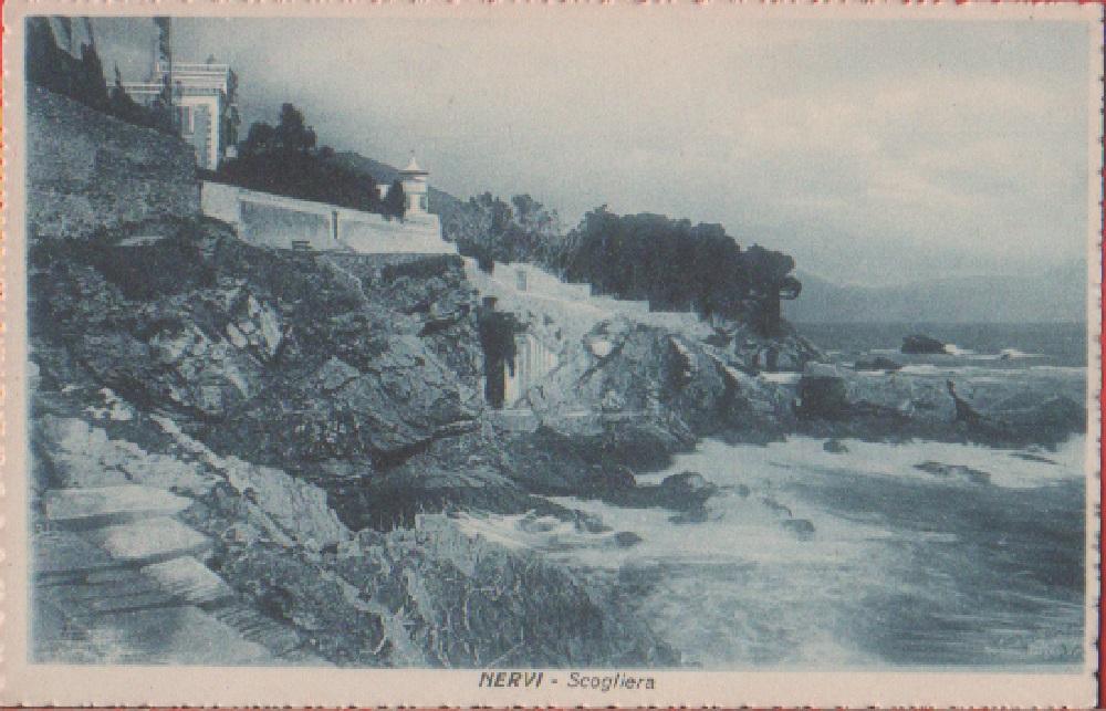 Nervi. Scogliera. Non viaggiata