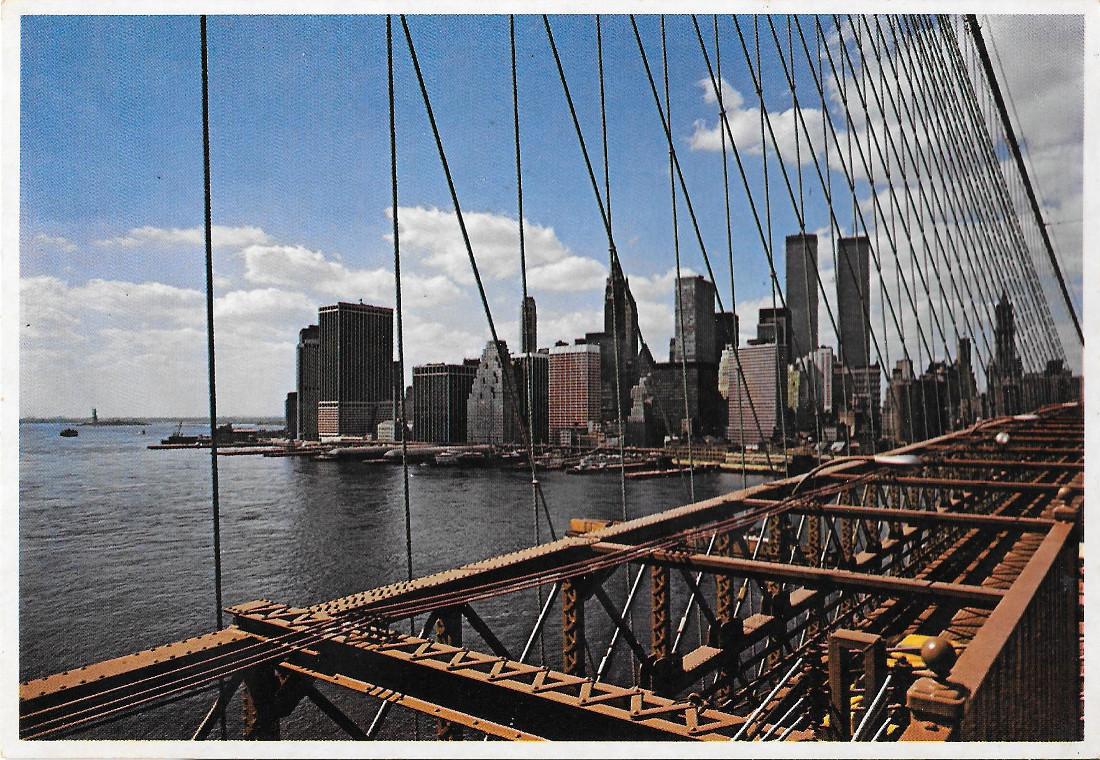 New York. Lower Manhattan. Non viaggiata