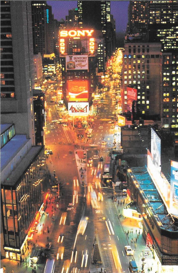 New York. Times Square. Non viaggiata