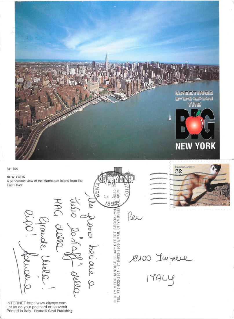 New York (USA). A panoramic view of the Manhattan Island …