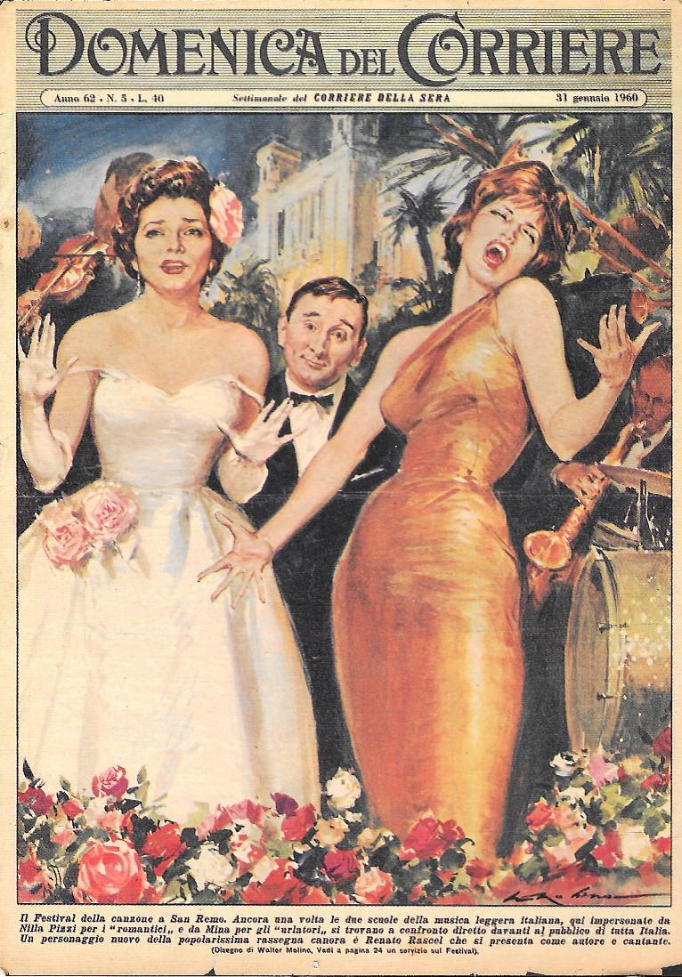 Nilla Pizzi prima vincitrice 1951. 40 anni del Festival. Mostra …