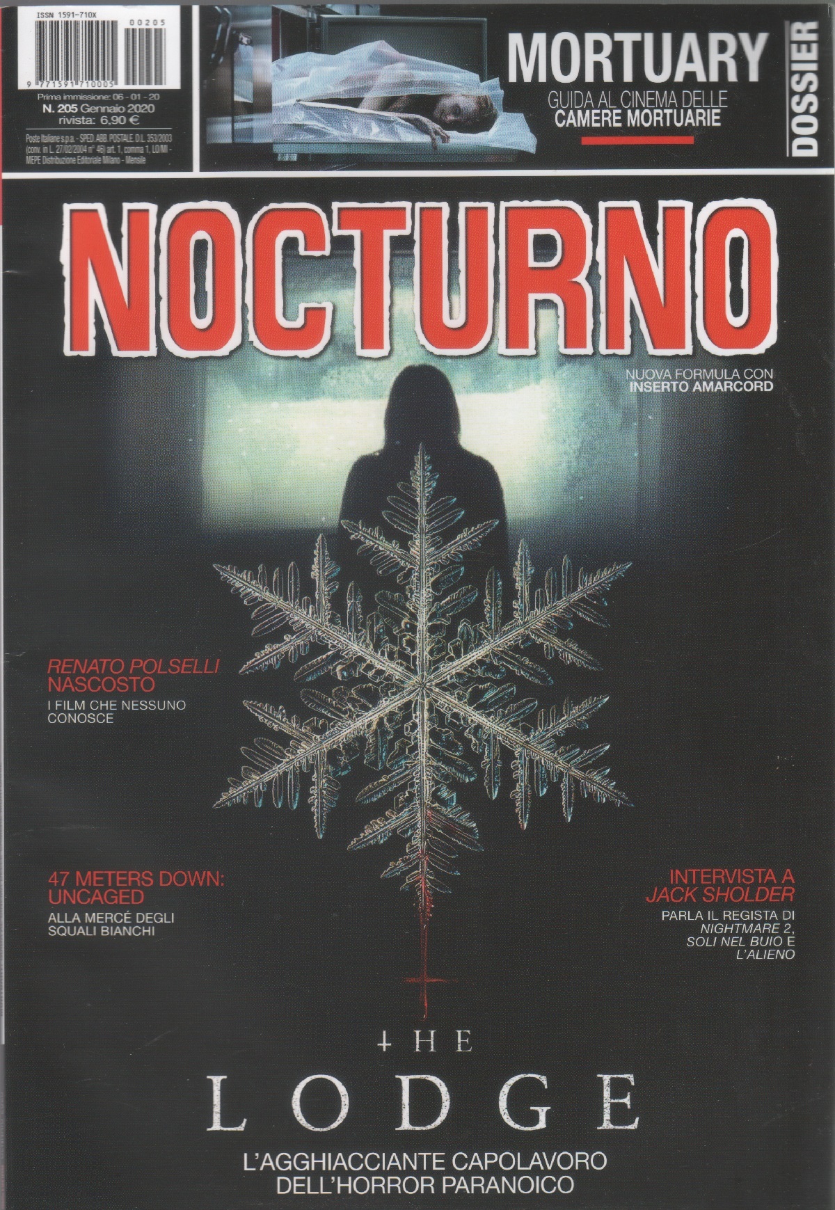 Nocturno Cinema. Rivista. N. 205/2020. Dossier Mortuary, la camere mortuarie