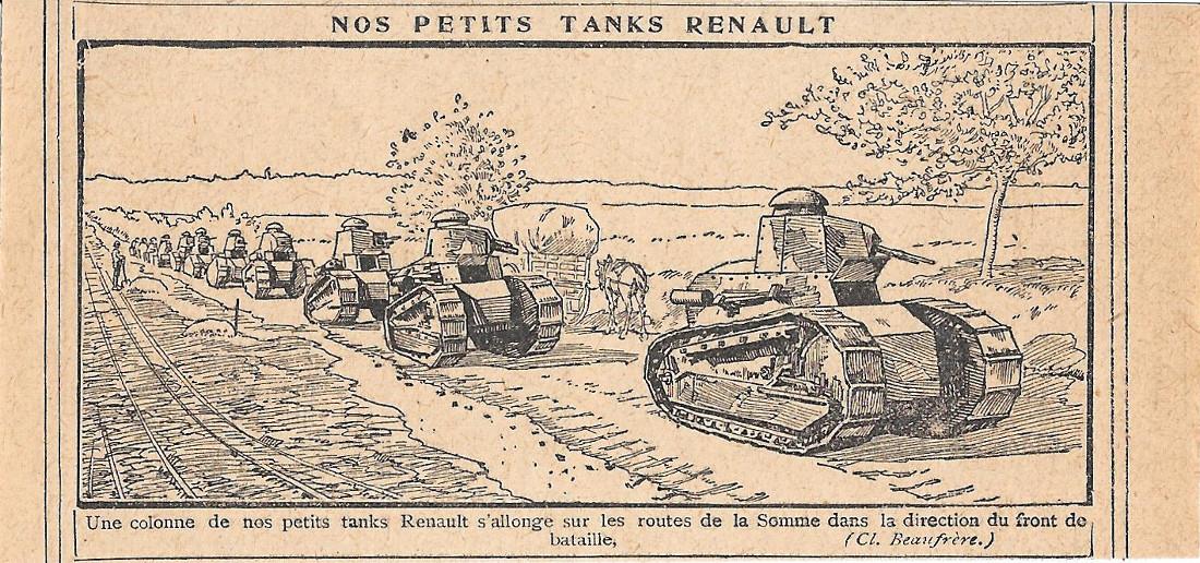 Nos petits tanks Renault. Stampa 1919