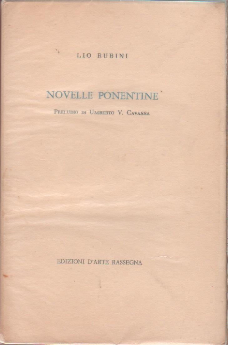 Novelle Ponentine - Lio Rubini