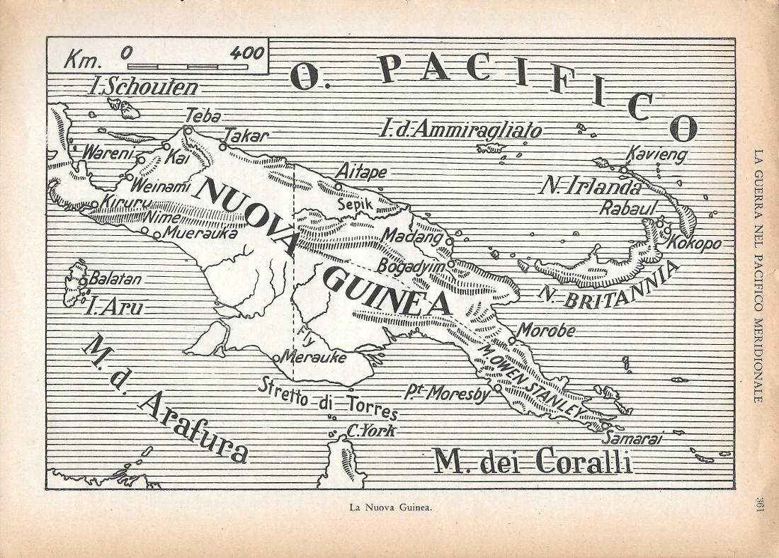 Nuova Guinea. Stampa 1934