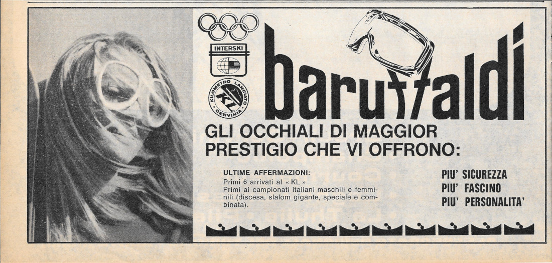 Occhiali Baruffaldi - Advertising 1968