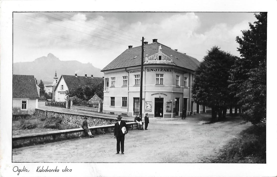 Ogulin (CRO). Kolodvorska ulica. Non viaggiata, originale