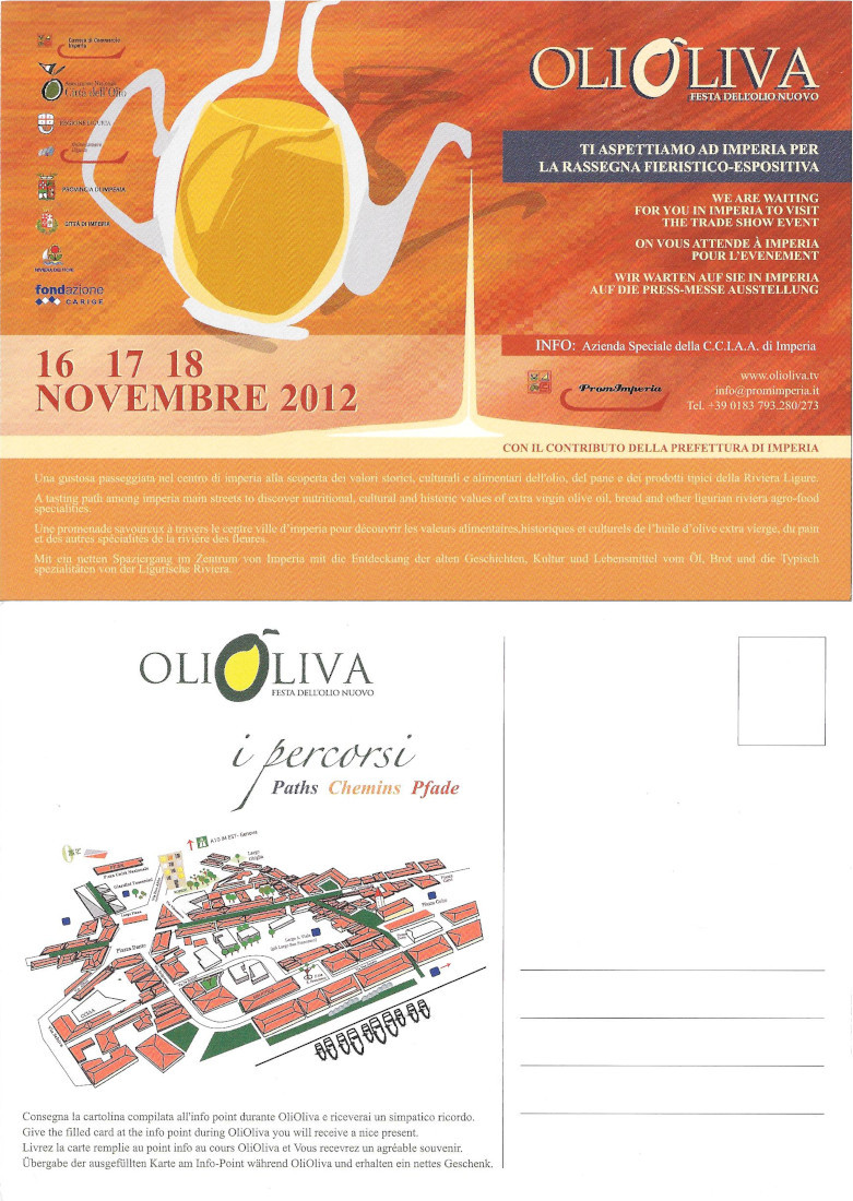 Olioliva. Imperia 16/18 Novembre 2012. Non viaggiata