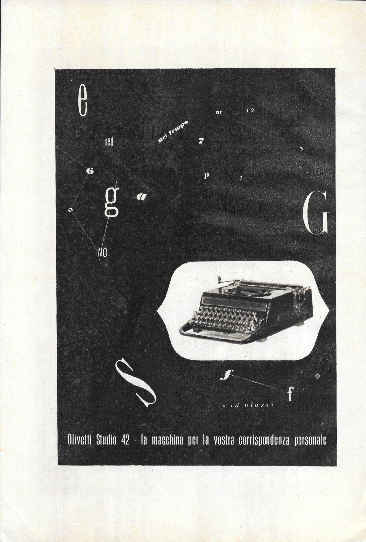 Olivetti Studio 42 - Advertising 1942