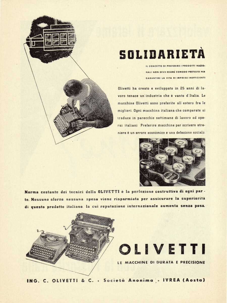 Olivetti / Valorizzare il letame con la Fosforite Italia. Advertising …