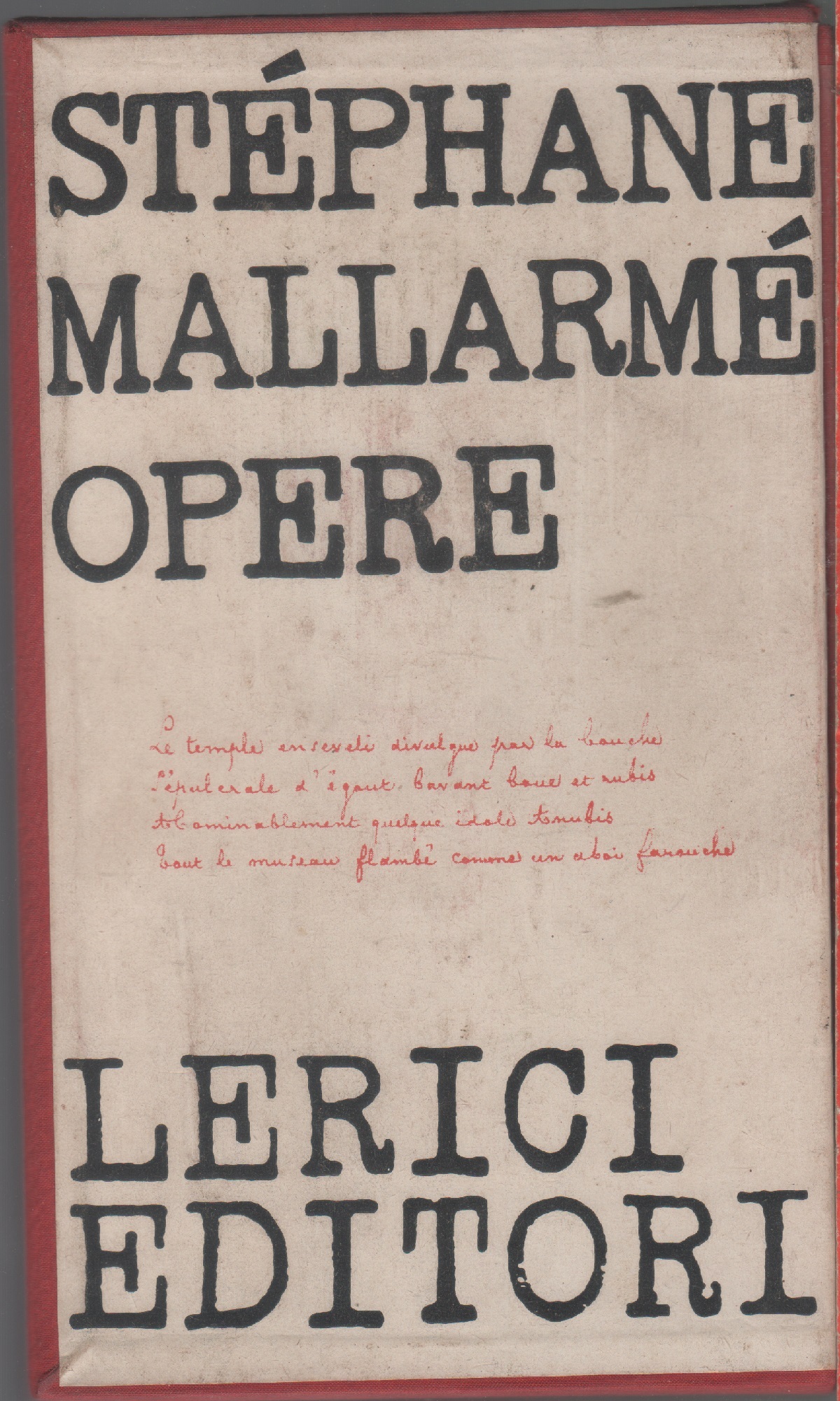 Opere - Stephane Mallarmé