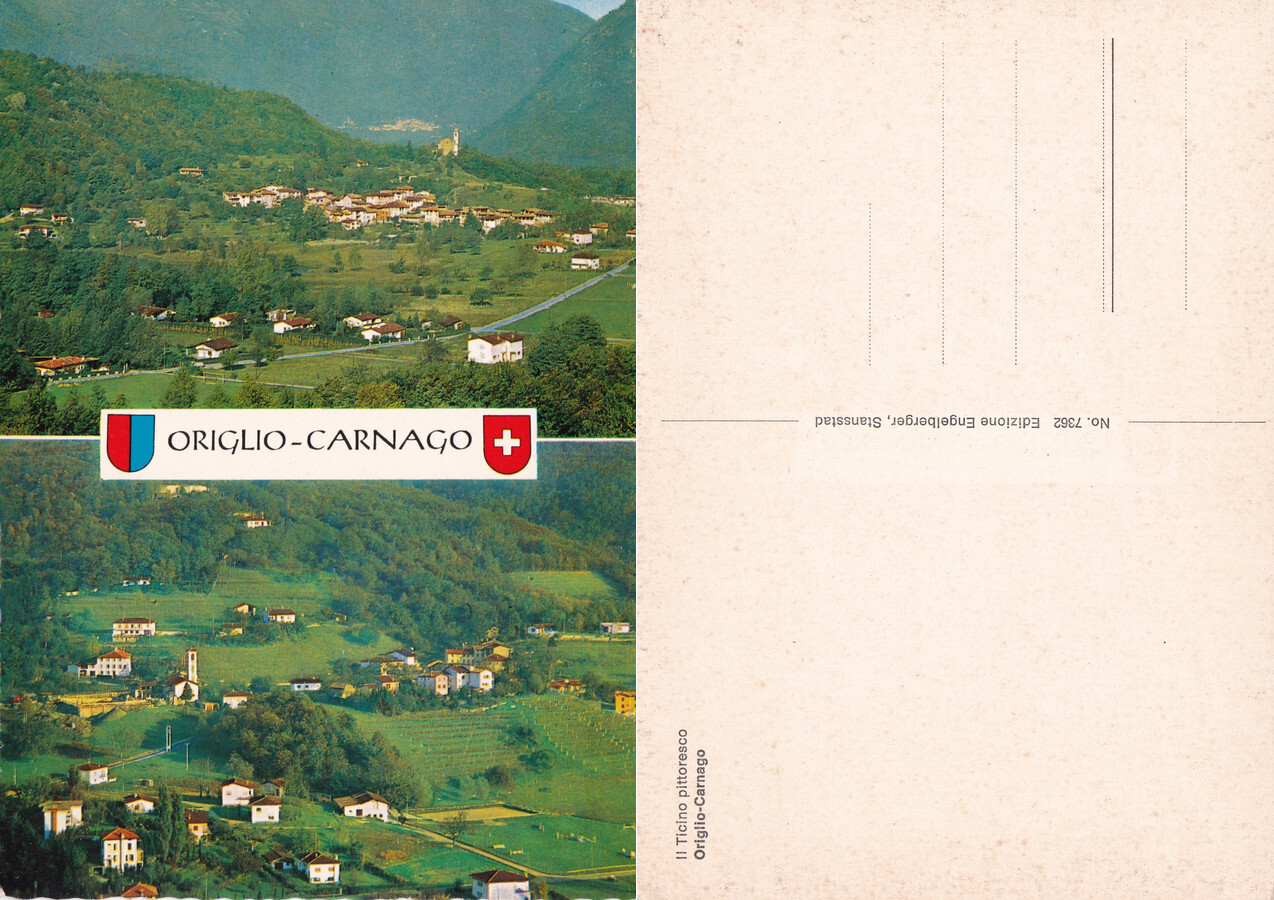 Origlio, Carnago. Ticino. Non viaggiata