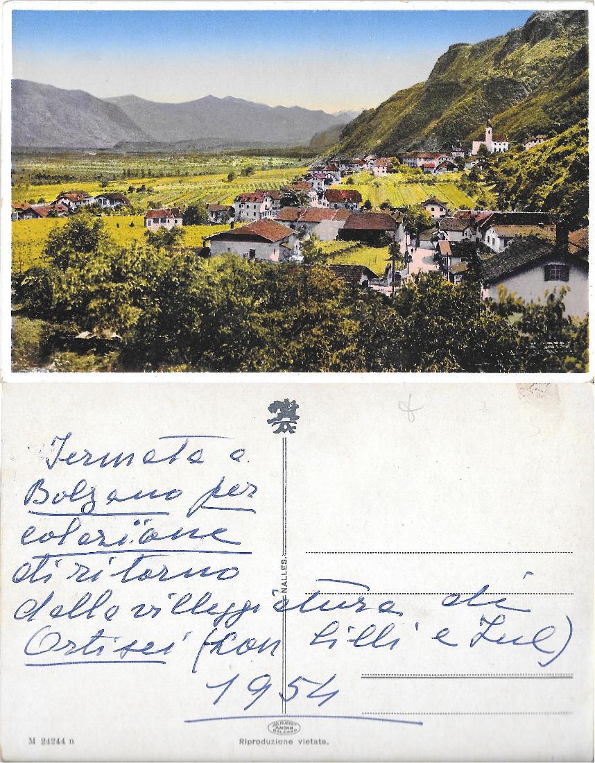 Ortisei. Datata 1954