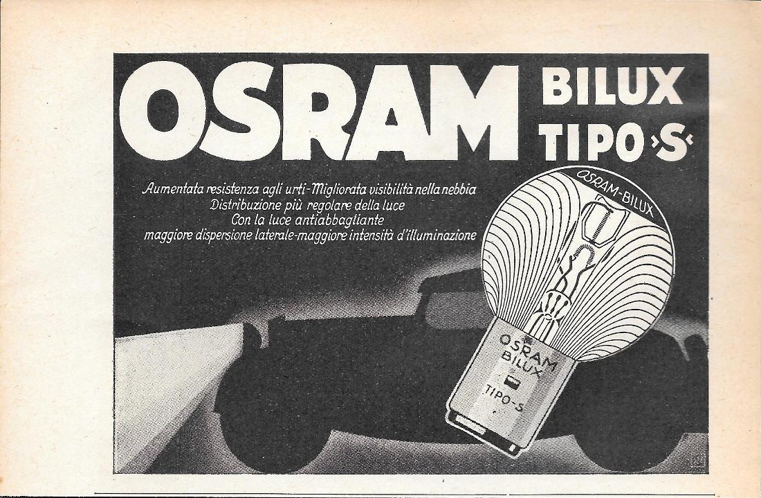 Osram. Bilux tipo S. Advertising 1935