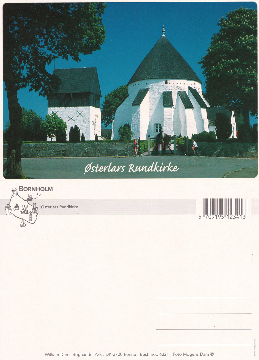 Osterlars Rundkieke. Bornholm (Danimarca). Non viaggiata