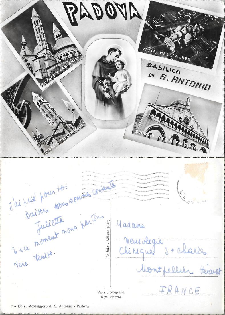 Padova. Basilica di S. Antonio. Vedutine. Ed. Messaggero. Viaggiata