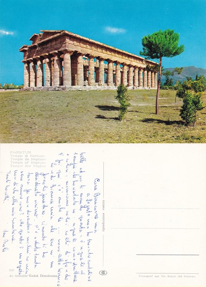 Paestum. Tempio di Nettuno. Non viaggiata