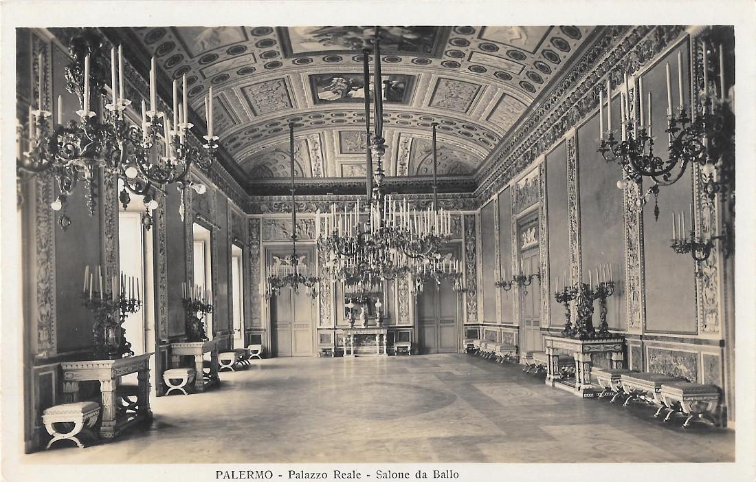 Palermo. Palazzo Reale. Salone da ballo. Non viaggiata, originale