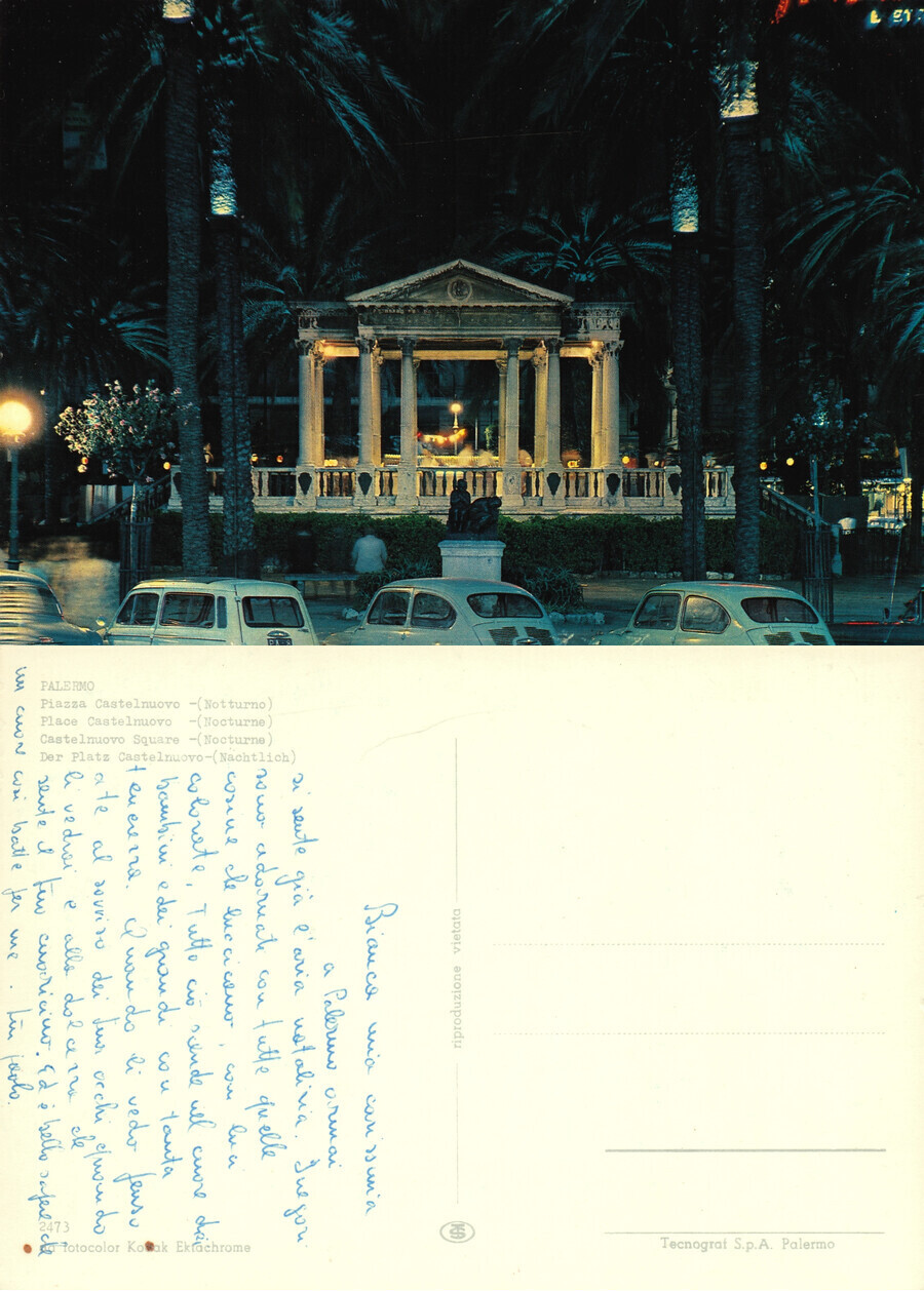 Palermo. Piazza Castelnuovo. Non viaggiata