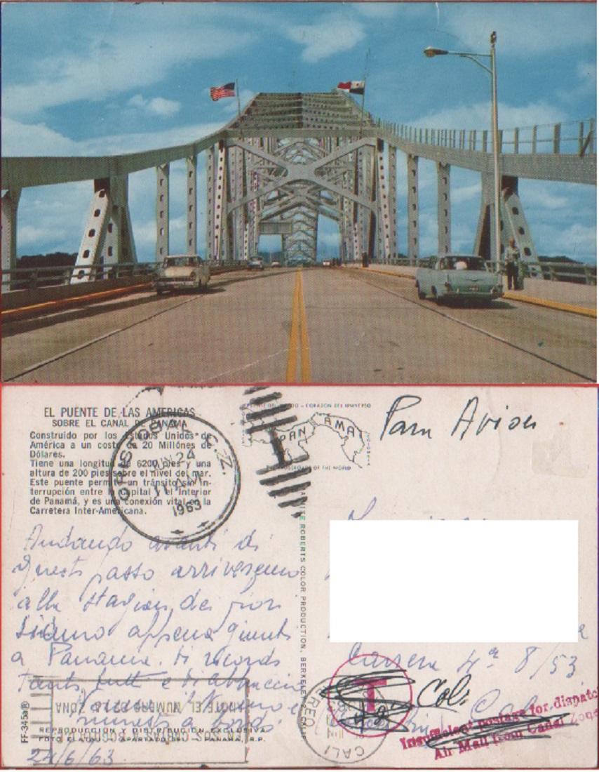 Panama. El punte de las Americas. Sobre el canal del …