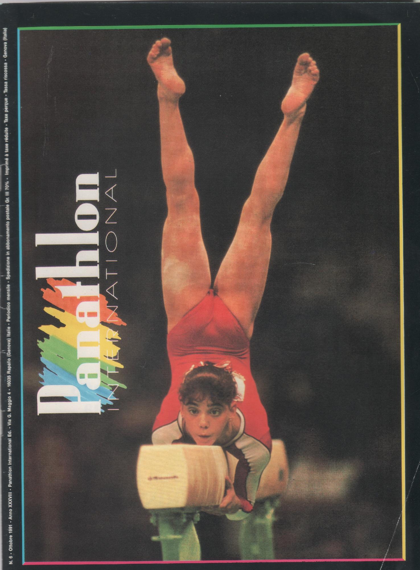 Panathlon International. 1991. Ottobre