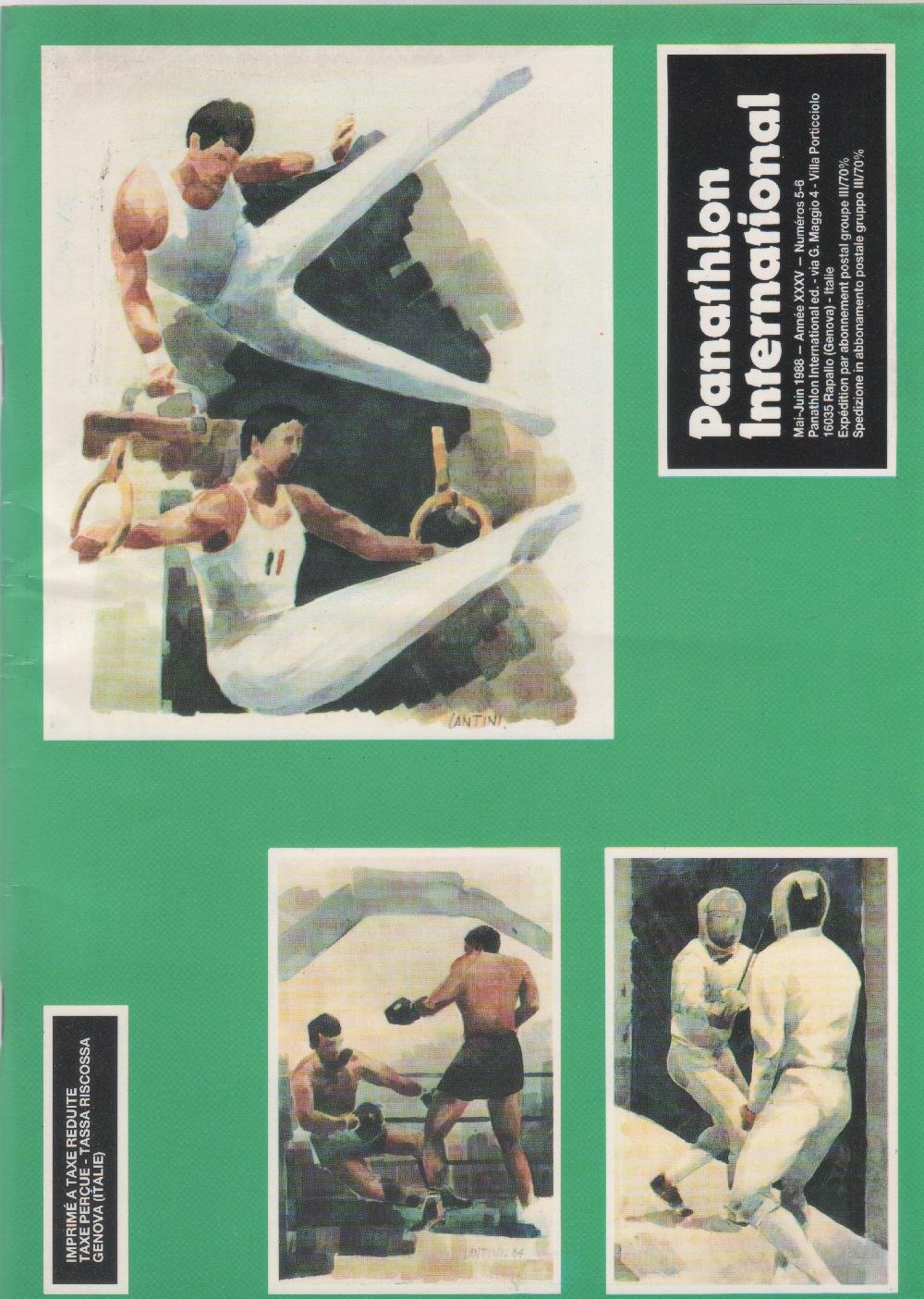 Panathlon International. n. 5-6. 1988