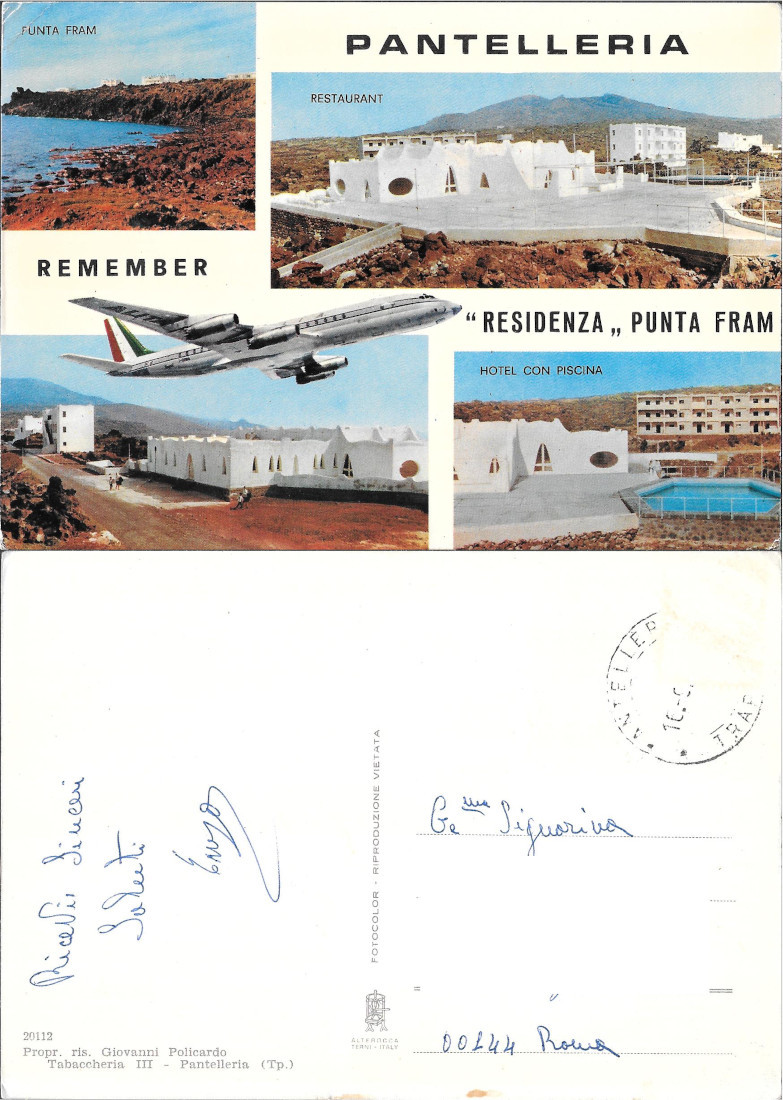 Pantellera. Residenza Punta Fram - Viaggiata