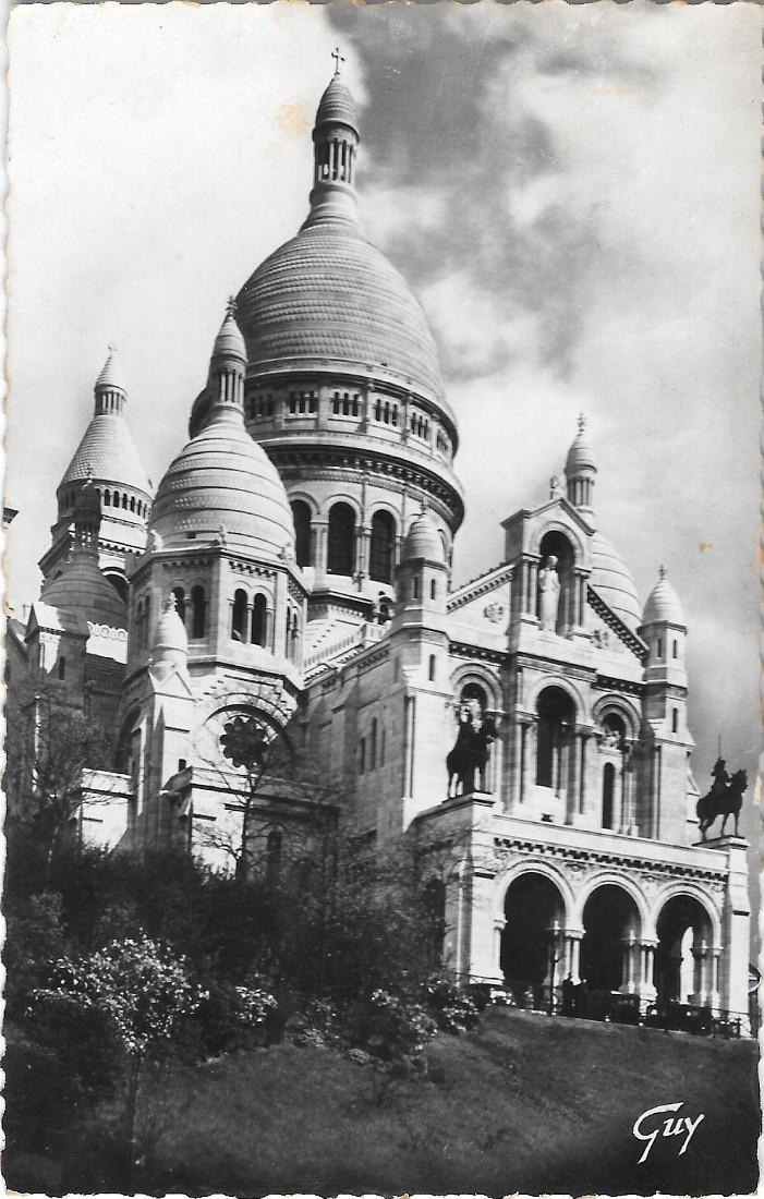 Parigi. Basilica del Sacro Cuore a Montmartre. Non viaggiata. Originale …